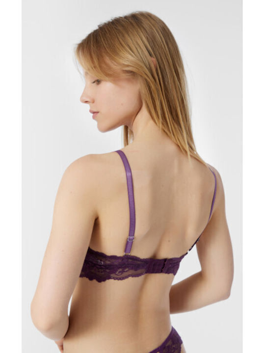 Minerva Bralette Μωβ Shadow