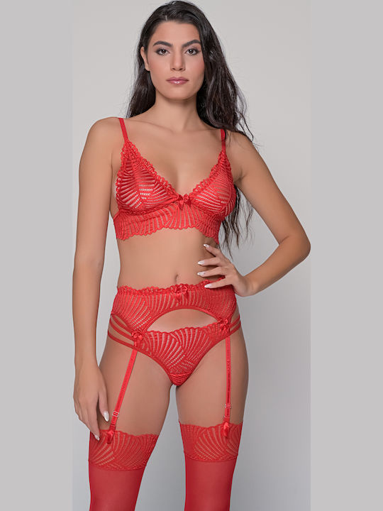 Milena by Paris Bralette Σουτιέν Κόκκινο Milena by Paris Bralette Σουτιέν Κόκκινο