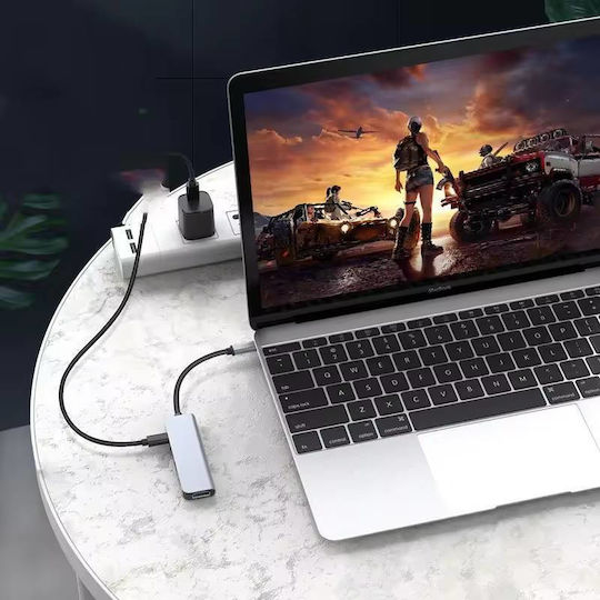 ATC USB-C Docking Station mit HDMI 4K PD Silber (06.005.0106)