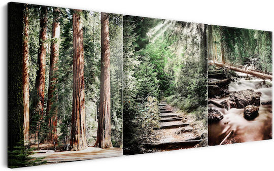 Decowalls Threefold Painting on Canvas 60x120cm