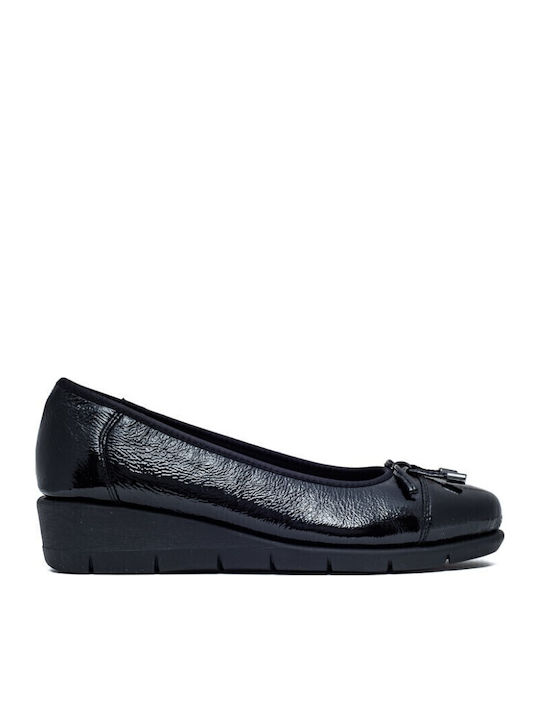 Anatomic Leather Ballerinas Black