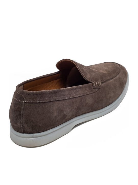 Men's Leather Moccasins Brown