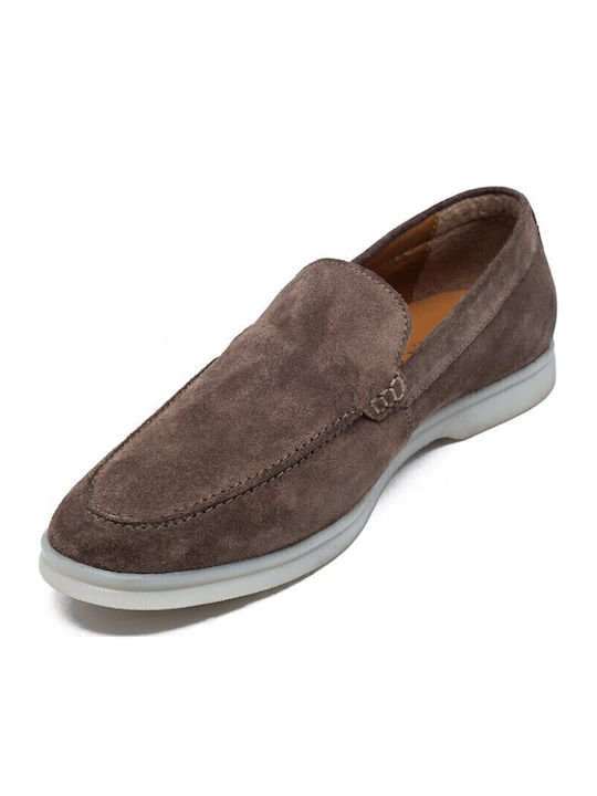 Men's Leather Moccasins Brown