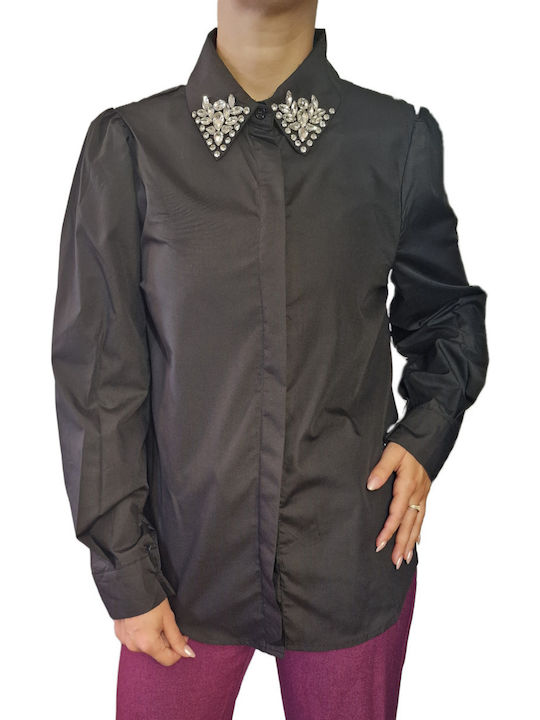 Women's Long Sleeve Shirt Black