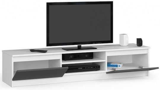 Stand TV De Podea Alb 160x40x33.4 cm