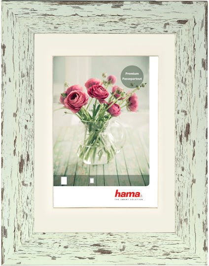 HAMA Rama Foto De Perete Din Plastic Cu Ramă Verde