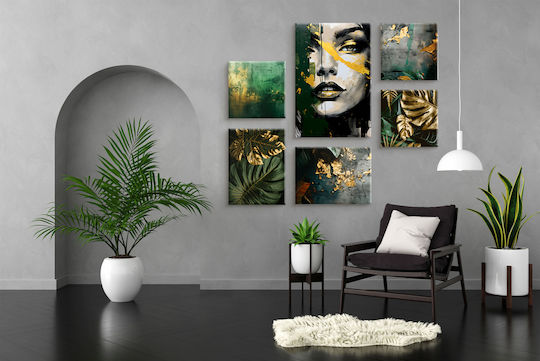 Decowalls 6 части Картина Платнен 100x140см