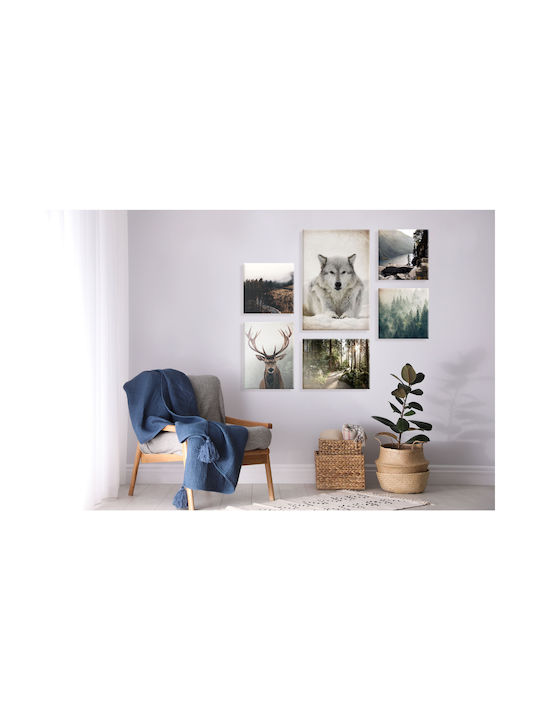 Decowalls 6 части Картина Платнен 140x100см