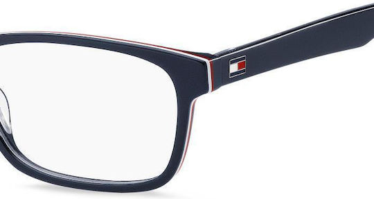 Tommy Hilfiger Men's Acetate Prescription Eyeglass Frame Blue TH2076 PJP
