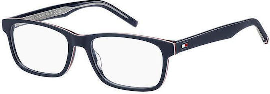 Tommy Hilfiger Men's Acetate Prescription Eyeglass Frame Blue TH2076 PJP