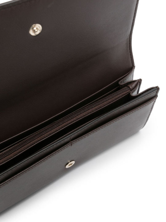 Leather Women's Wallet Classic Brown