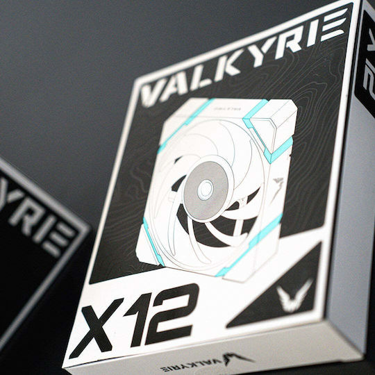 Valkyrie X12 Case Fan 120mm (2150rpm / 80cfm) με ARGB Φωτισμό και Σύνδεση 4-Pin PWM