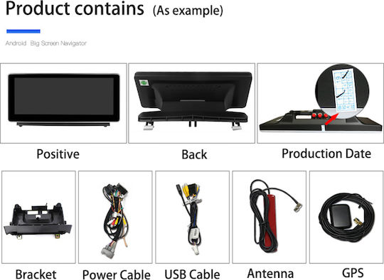 Sistem Audio Auto 2DIN (Bluetooth/USB/WiFi/GPS/Apple-Carplay/Android-Auto)