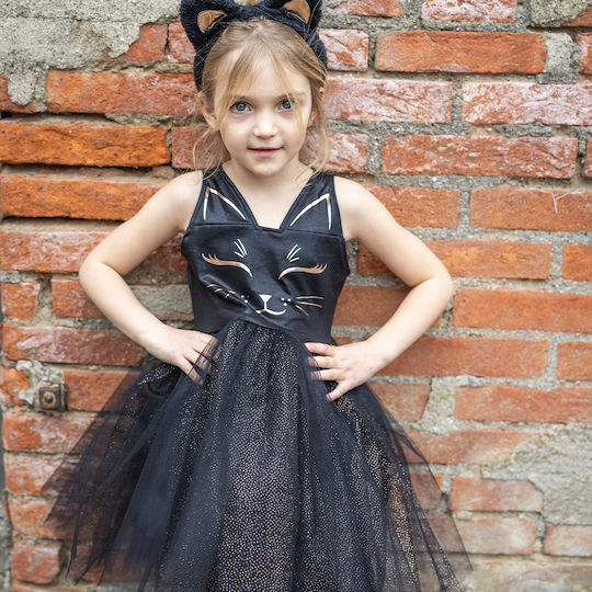 Carnival Costume Tail Black for Halloween