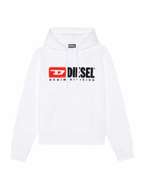 Sweatshirt with Hood White