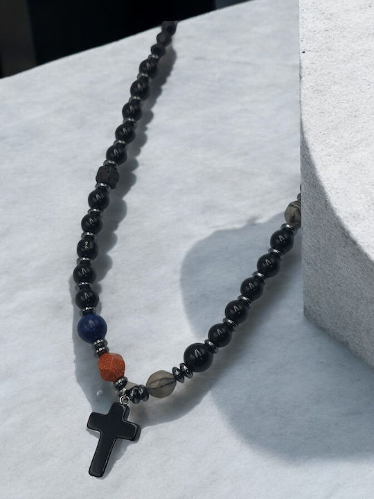 Men's Cross with Cord