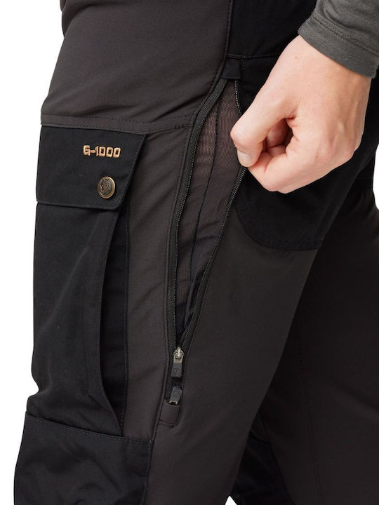 Fjallraven Keb Femei Lung Pantaloni de drumeție Negru