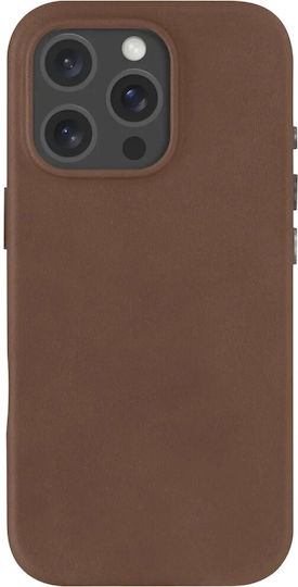 Dbramante Dbramante1928 Roskilde 2 Magsafe Leather Protective Case Iphone 16 Pro Max Compatible Magsafe Dark Tan