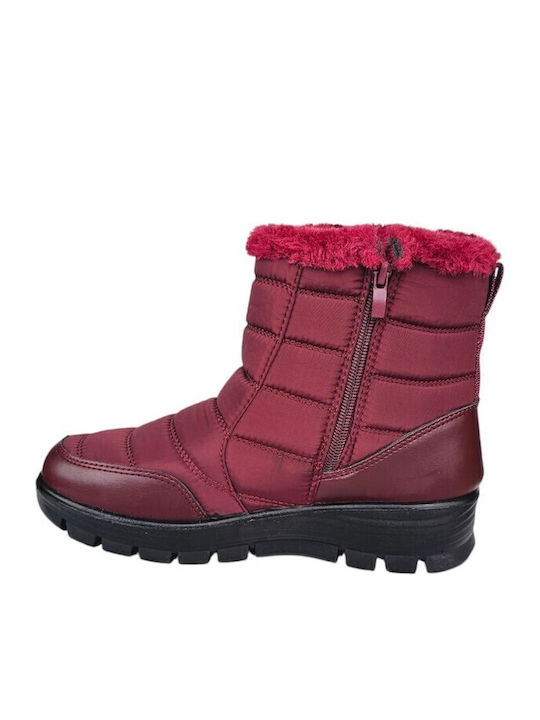 Women's Ankle Boots Burgundy