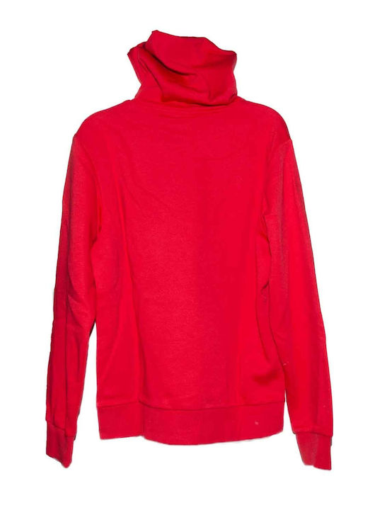 Sweatshirt with Hood Red
