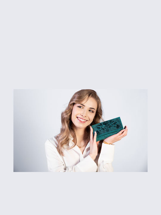 Leather Women's Wallet Classic Green