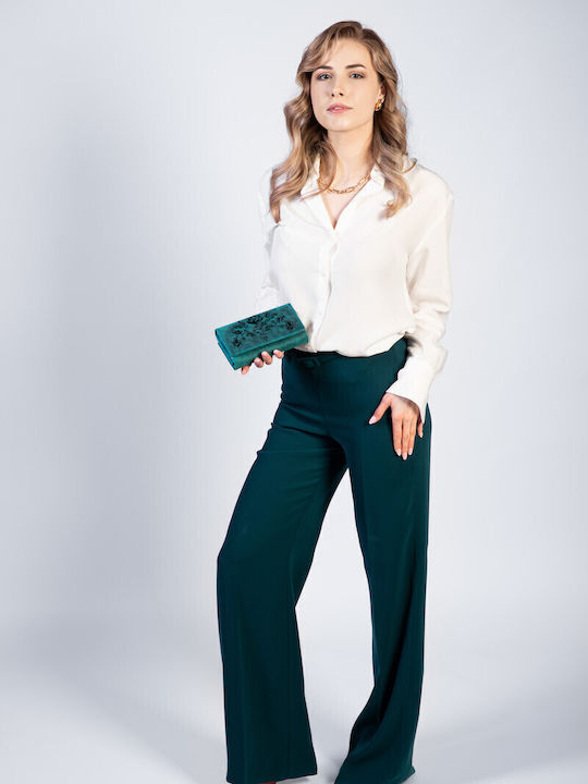 Leather Women's Wallet Classic Green