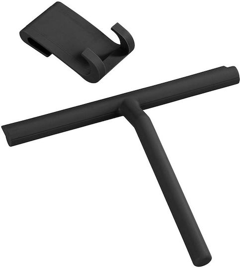 Glasoberflächen- + Fliesenreiniger Wenko Mola Schwarz 24171100 21x4x24,5 Edelstahl