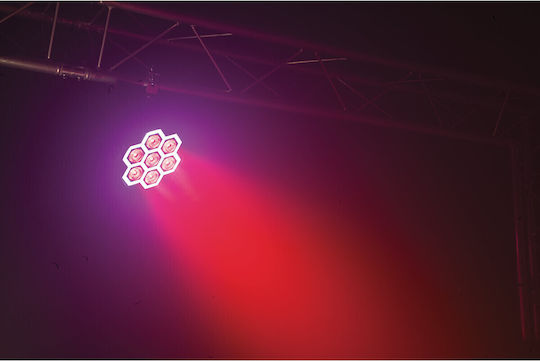 Afx Club-kaledo Par Can 7 X 10w Kaleidoscope Effect Led Сценичен Прожектор Осветително Тяло Проектор 7x10w Rgbw Led Par Led Лента