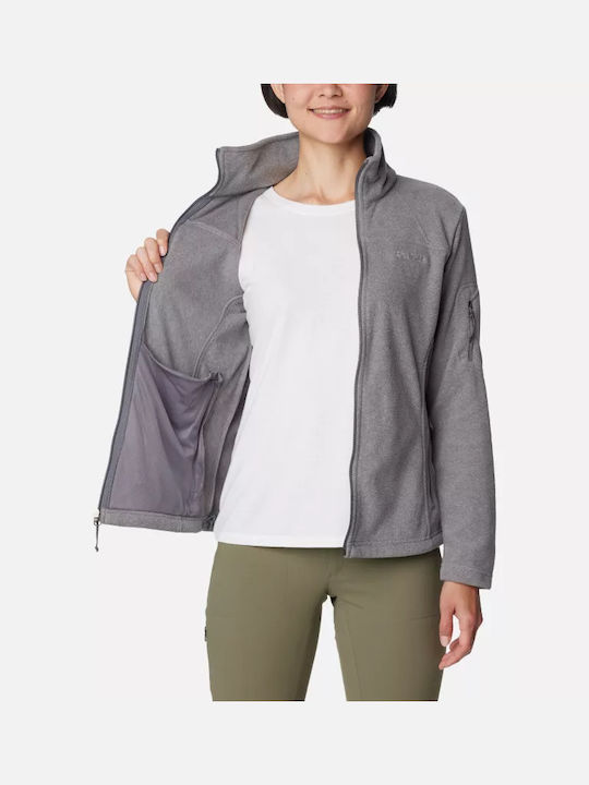 Fast Trek Ii Damen Strickjacke mit Reissverschluss Grau