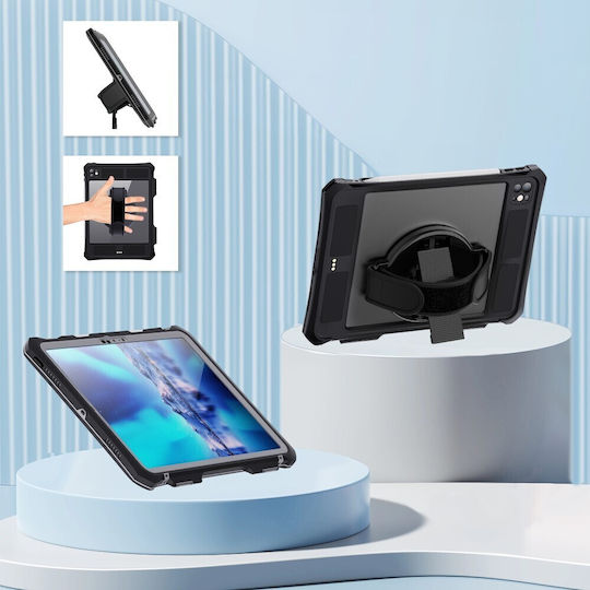 Wasserdichte Shellbox-Hülle IP68 Apple iPad Pro 11" 5. Generation 2024 Schwarz
