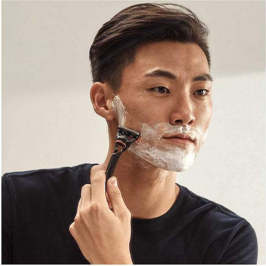 Gillette Fusion5 Бръсначка с Резервни глави 5 остриета и лубрикантна лента за чувствителна кожа 11бр