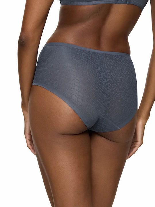 Triumph High-waisted Women's Slip Seamless with Lace Gray