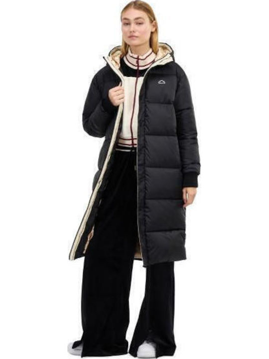 Sartoria Hurricane Lungă Jachetă de femei Puffer Black