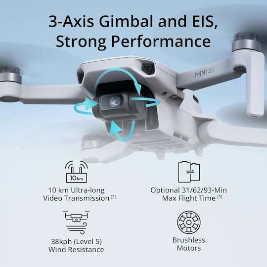DJI Mini 4K Drone Fly More Combo with Camera 4K 30fps and Controller