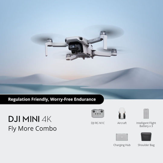 DJI Mini 4K Drone Fly More Combo with Camera 4K 30fps and Controller