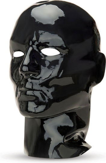 Prowler Red BDSM Mask in Black Color