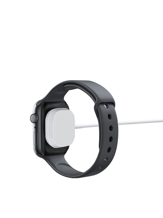 Μαγνητικός Φορτιστής Apple Watch Λευκό