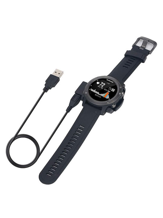 Charger Garmin Fenix 3 3 Hr 3 Sapphire Usb 1m Techsuit Tgc5 Black