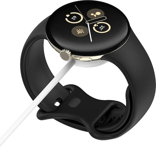 Зарядно устройство Google Pixel Watch3 41mm 45mm 2 Fitbit Ace Lte Usb Techsuit Thc5 Бял