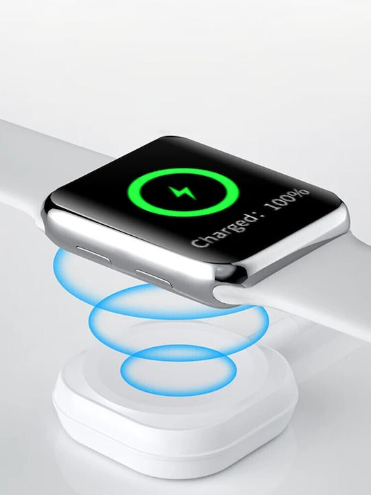 Μαγνητικός Φορτιστής Apple Watch Λευκό