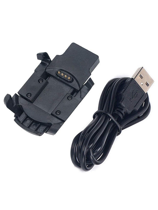Charger Garmin Fenix 3 3 Hr 3 Sapphire Usb 1m Techsuit Tgc5 Black