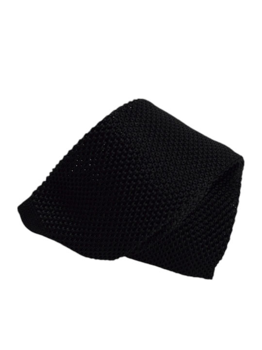 Giovani Rossi Men's Tie Knitted in Black Color