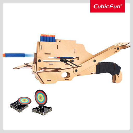 Cubic Fun Paper Construction Toy Crossbow for 8+ years