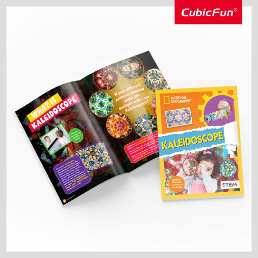 Cubic Fun Paper Construction Toy Kaleidoscope for 6+ years