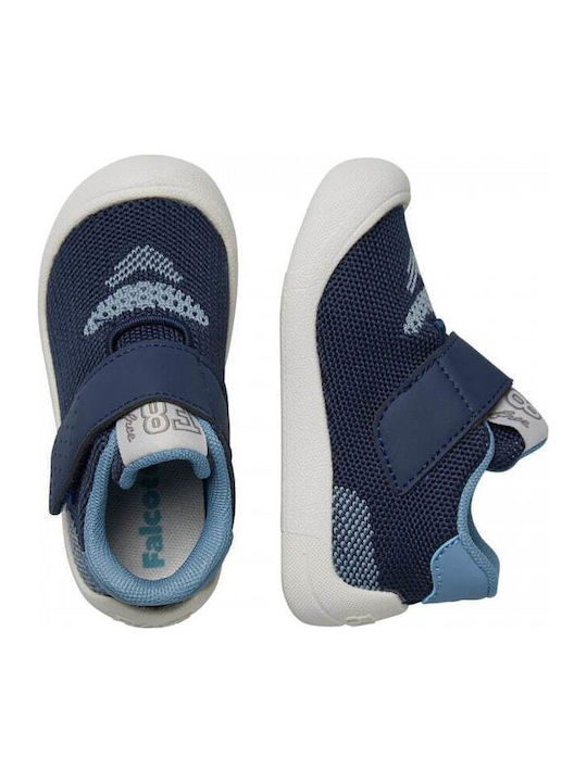 Kids Sneakers with Scratch Navy Blue