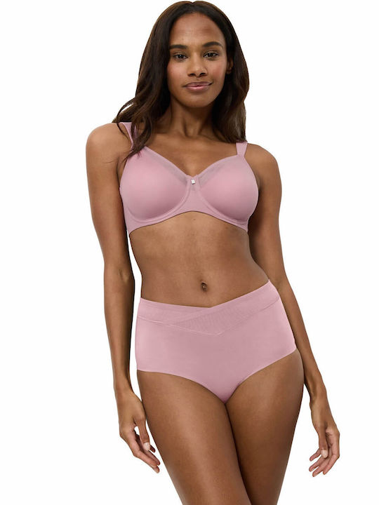 True Shape Sensation Ροζ Minimizer Σουτιέν με Μπανέλες