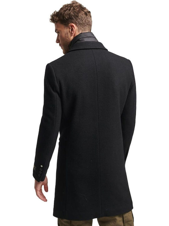Black Ã¼bergangsjacke Herren Mantel Mantel Superdry Herren