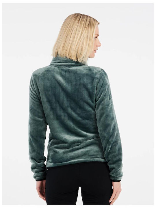 Protest Women's Cardigan with Zipper Green