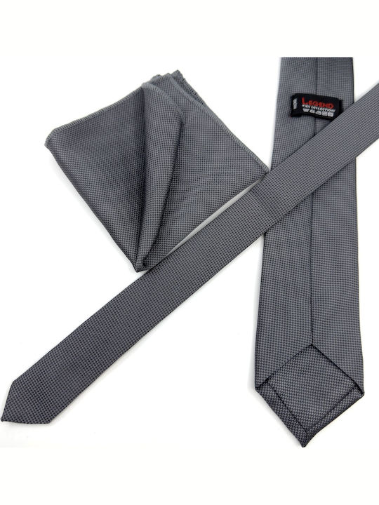 Legend Accessories Men's Tie Set Monochrome Charcoal