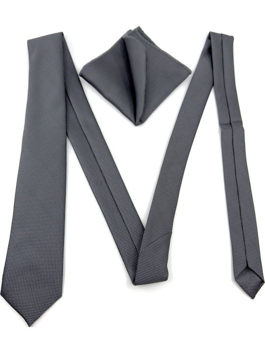 Legend Accessories Men's Tie Set Monochrome Charcoal